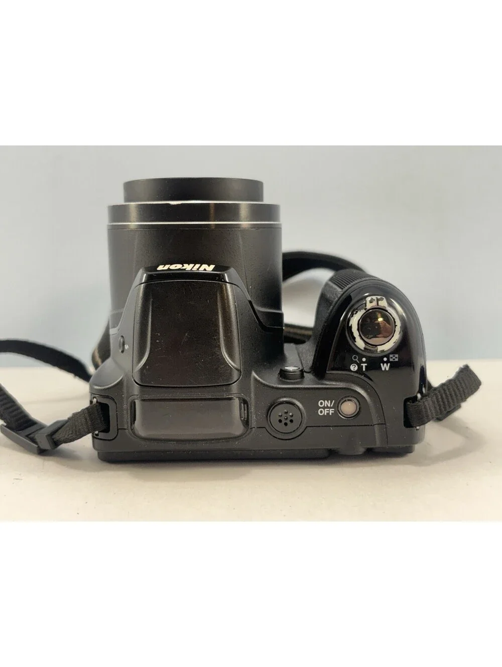 Nikon Coolpix L330 w/ Strap For Parts Or Repair - Missing Battery Door